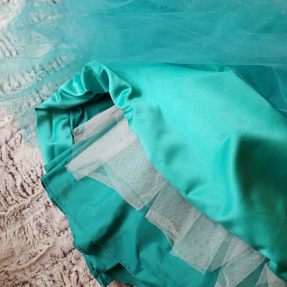 Strapless Corset Beaded Princess Gown - Picture 8 of 8